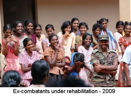 Ex-combatants under rehabilitation - 2009